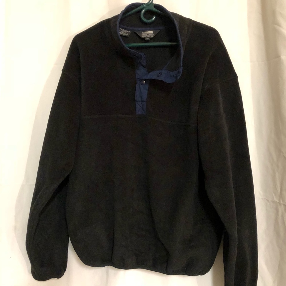 SIERRA SPORT FLEECE JACKET XL 
Quarter Zip Black